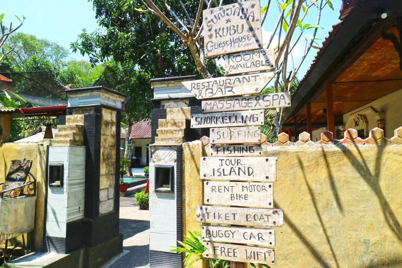 Sunjaya Kubu Guesthouse Lembongan Exterior photo